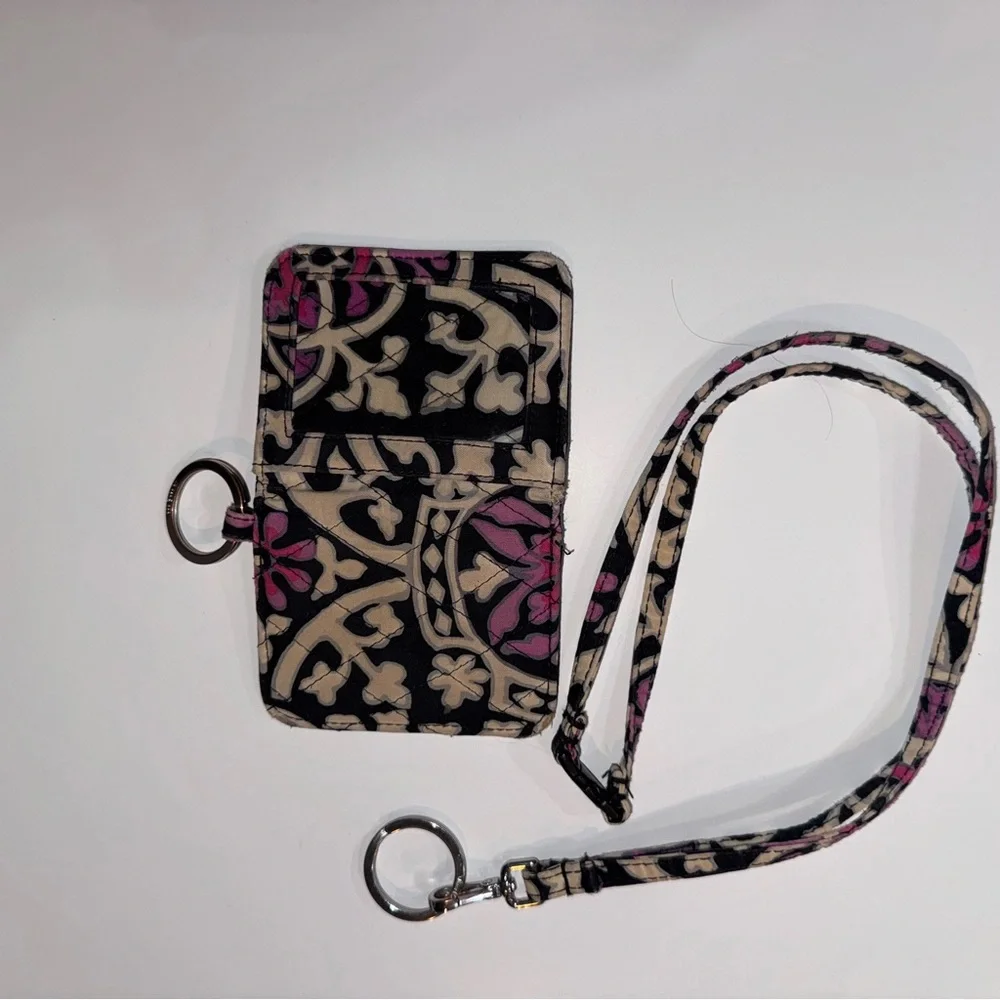 Vera Bradley 2 Multicolor Crossbody Bag Set with accessories